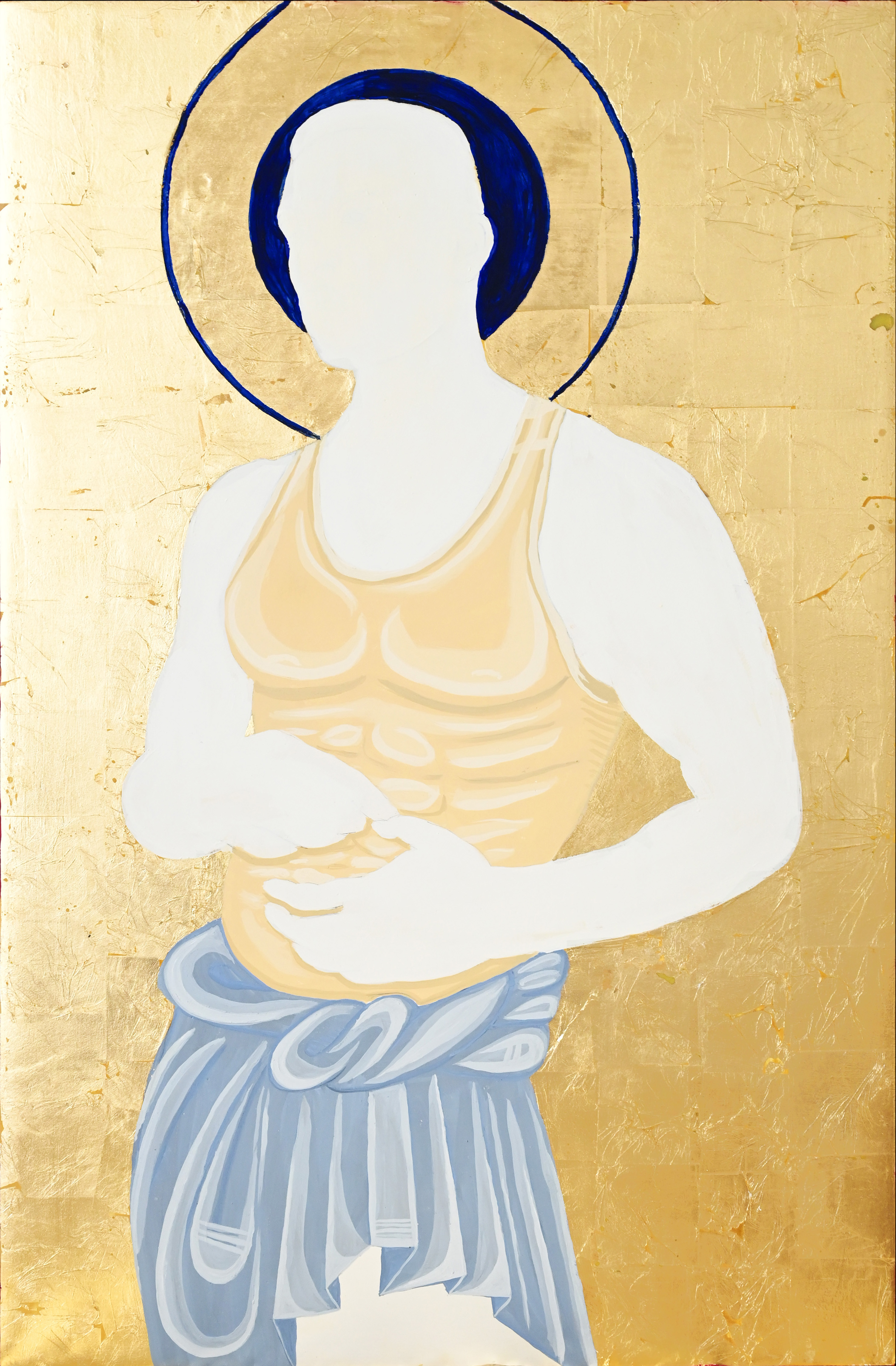 mahmood, 59 x 90 cm, egg tempera icon and gold leaf, courtesy by Traffic Gallery