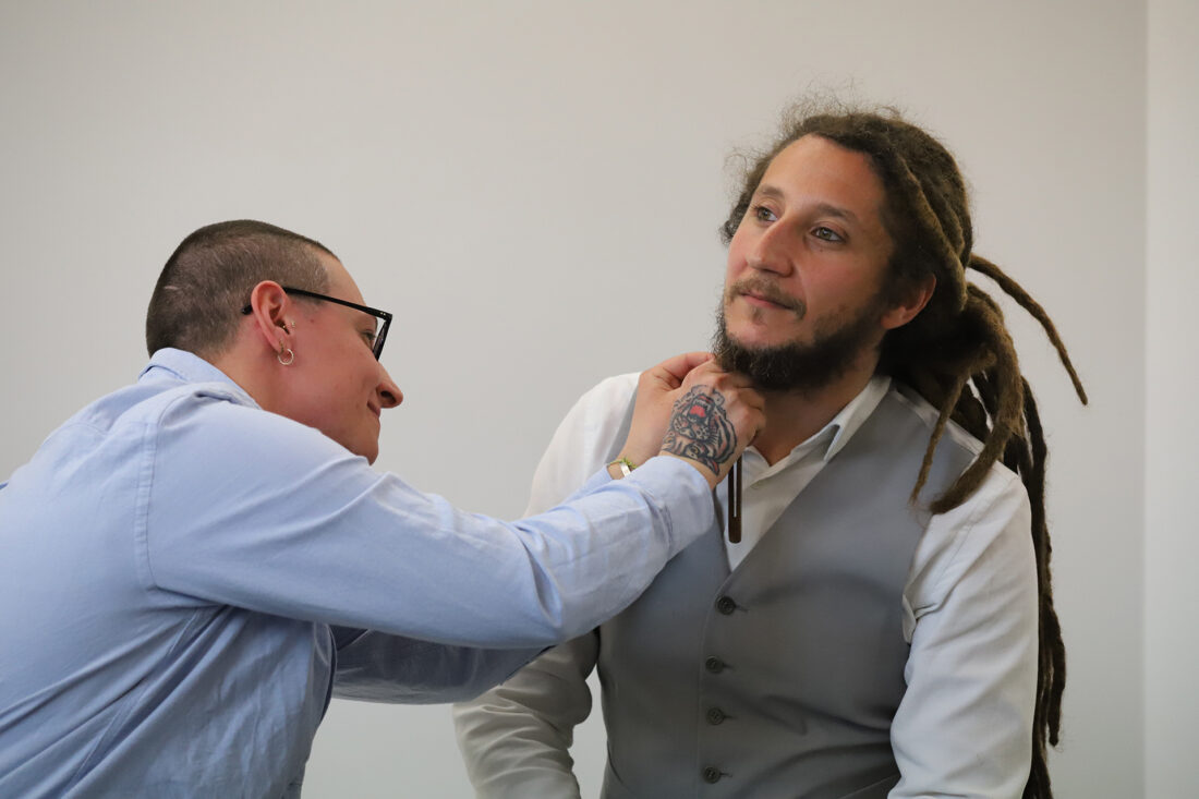 una corona a testa in giù